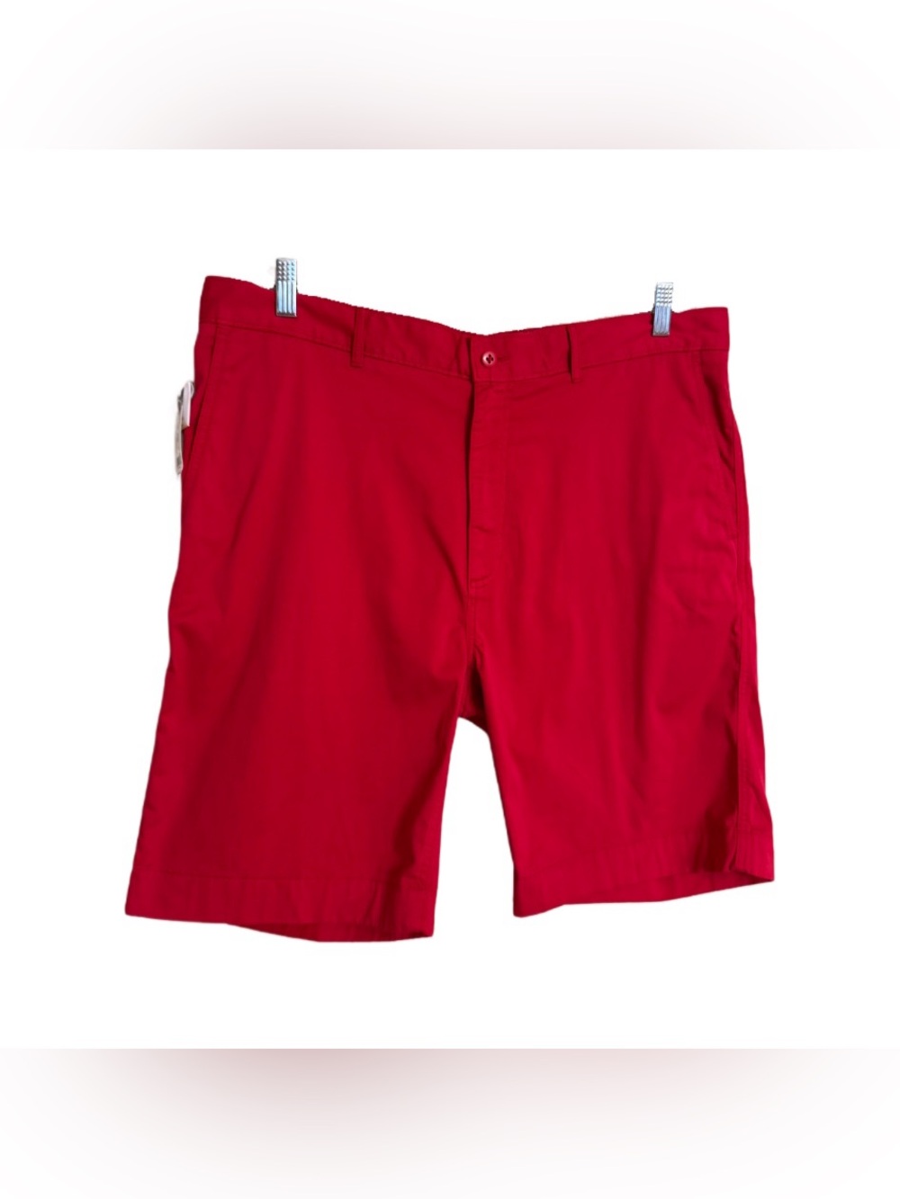 Men's 38 Cremieux Madison Cassis Chino Shorts 10" Inseam Comfort Red Shorts NEW